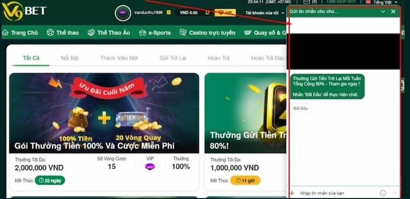 Giới thiệu các thông tin chung về V9Bet